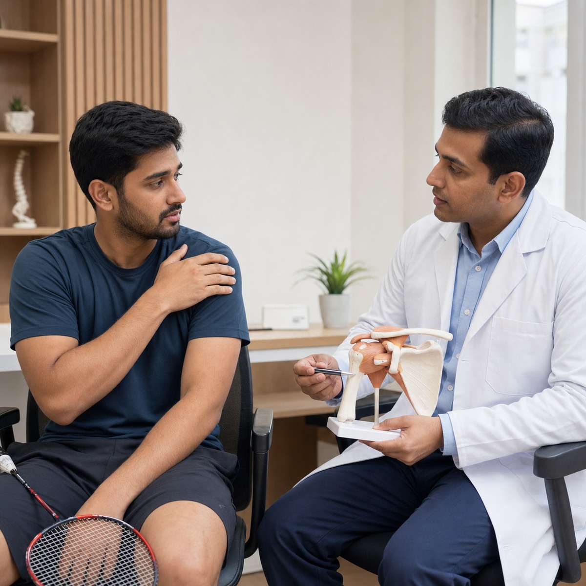 badminton shoulder pain treatment Jaipur