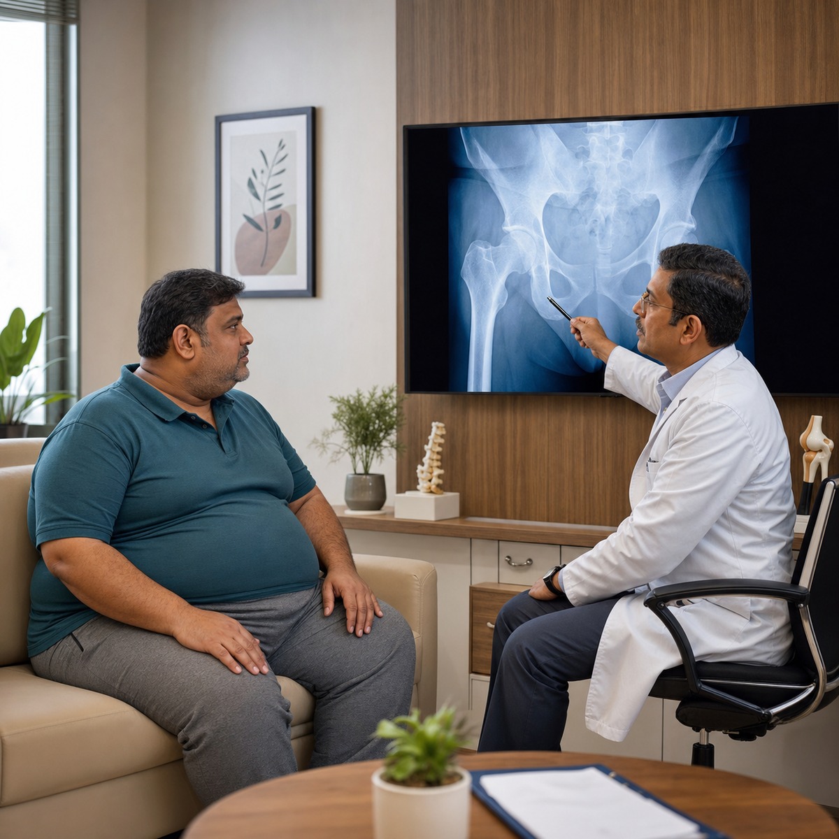 hip replacement for obese patients Jaipur