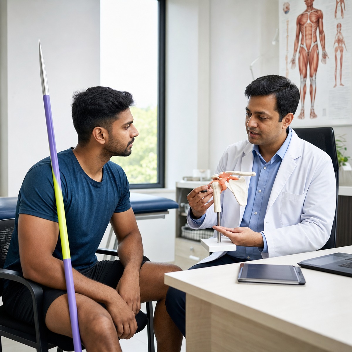 javelin shoulder injury Jaipur