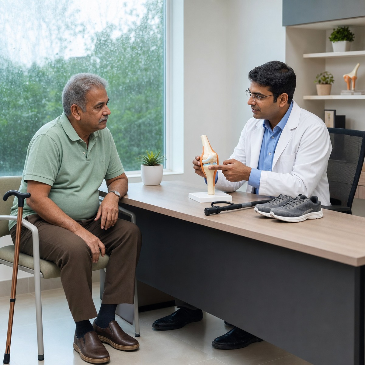 knee pain in rainy season Jaipur
