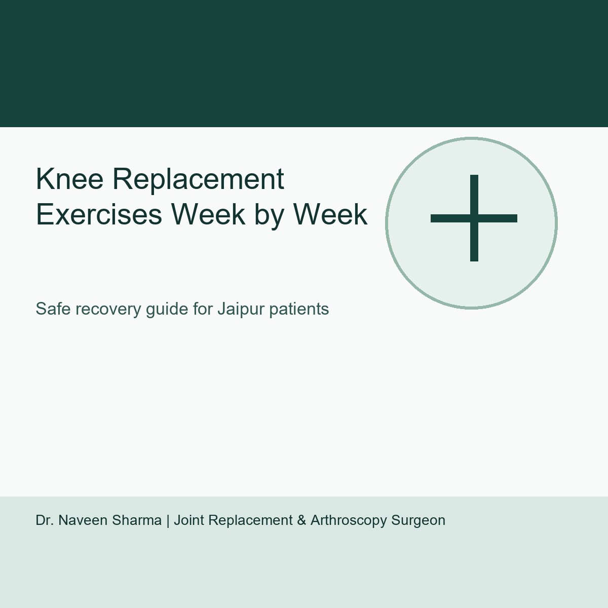 knee replacement exercises week by week