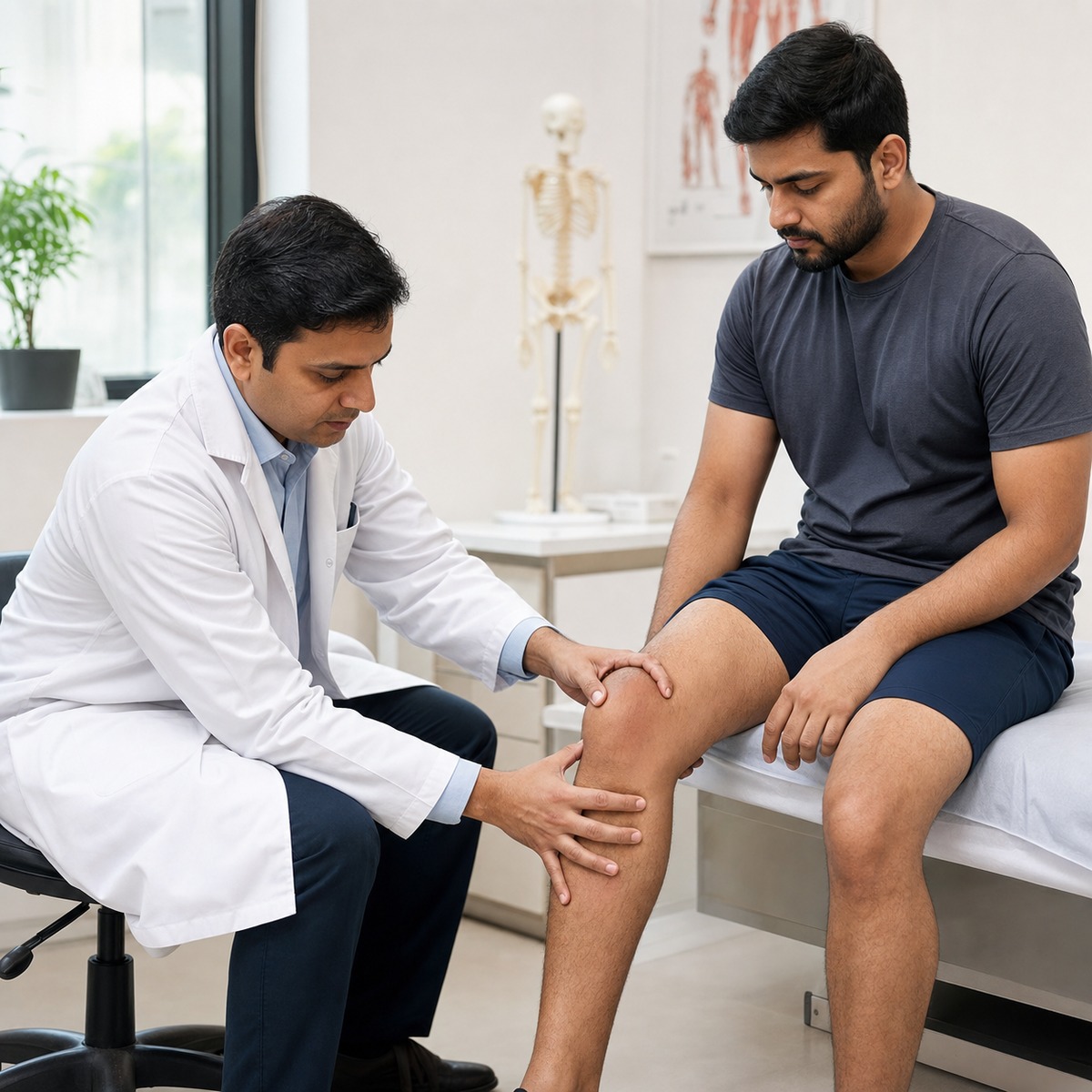 knee swelling after injury Jaipur