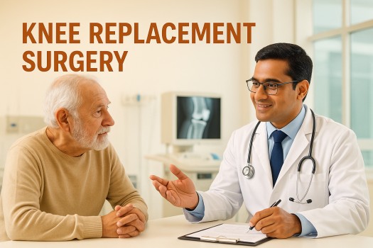 Knee Replacement: Patient Expectations, Innovations, and Recovery - Professional medical banner