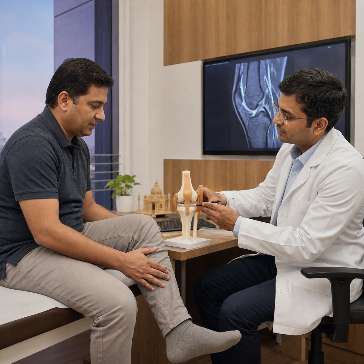 locked knee treatment Jaipur