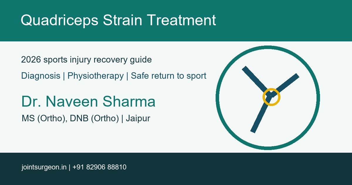 quadriceps strain treatment in Jaipur