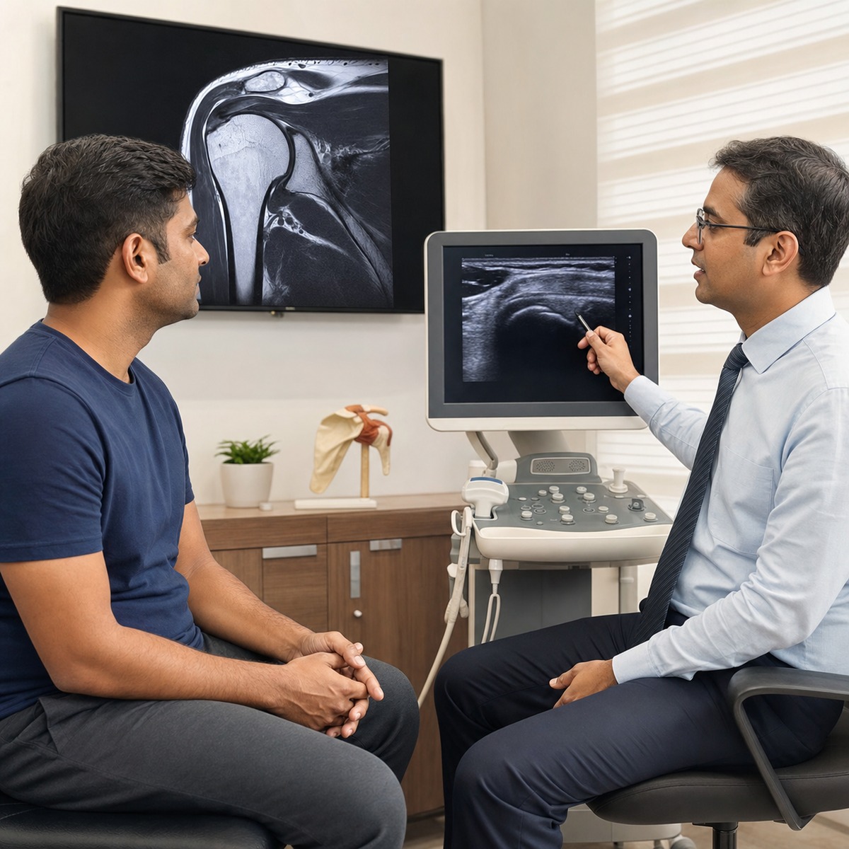 shoulder MRI vs ultrasound Jaipur