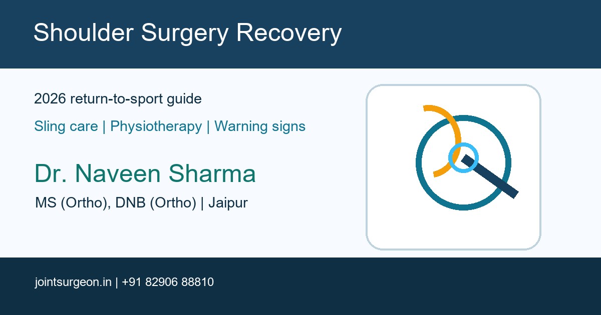 shoulder surgery recovery in Jaipur