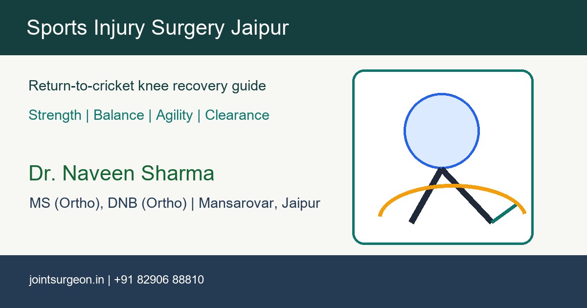 Sports Injury Surgery Jaipur: 2026 Cricket Guide